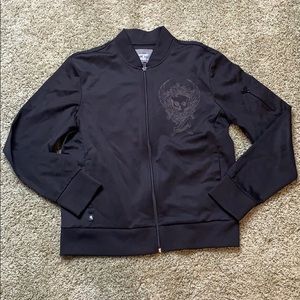 Zip up track jacket